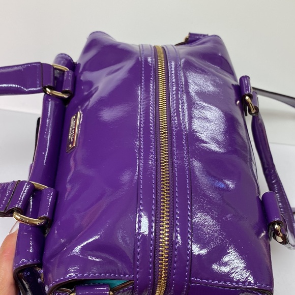 Kate Spade ♠️♠️♠️ Rare Camilla Street Purple Squared Cross Body Purse, Handbag - Picture 10 of 17